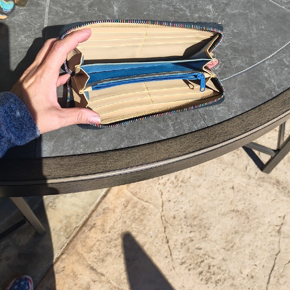 Dooney & Bourke Y2K Multicolor Star Wallet - Picture 3 of 3